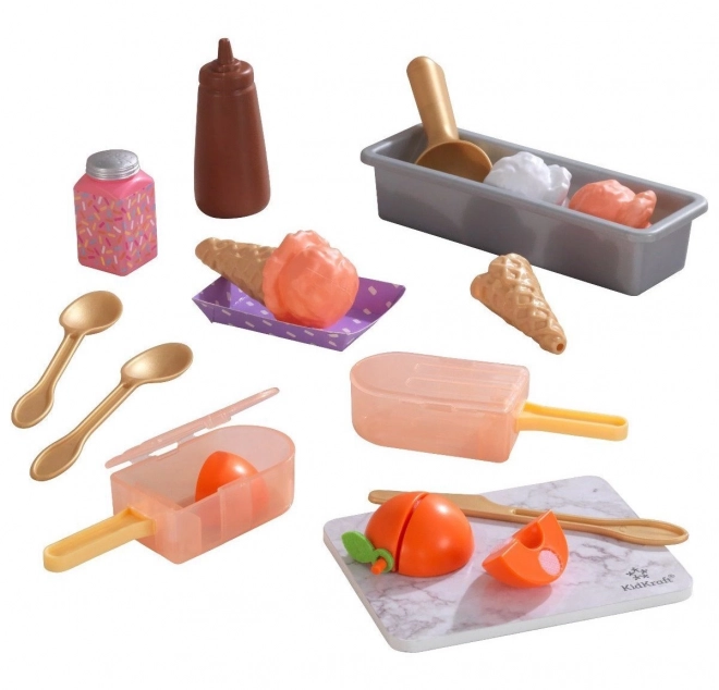 KidKraft Create & Cook: Pfirsicheis am Stiel Set