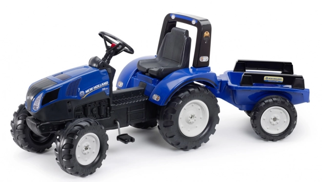 Trettraktor mit Anhänger New Holland für Kinder ab 3 Jahren