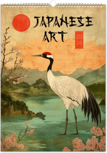 Wandkalender Vintage Poster – Japanische Kunst 2026