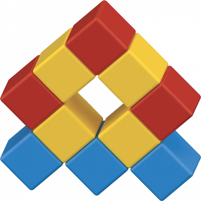 Geomag Magicube Wörter 55-teilig