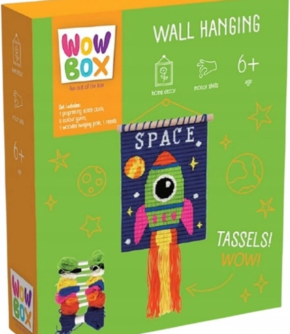 Makramee-Set Rakete WOW BOX