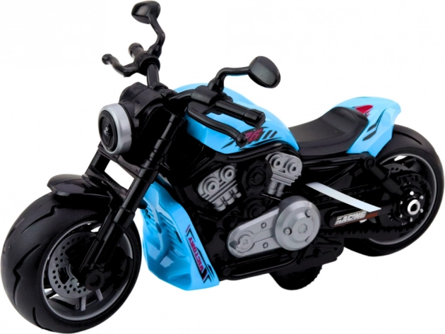 Kindermotorrad mit Licht- und Soundeffekten Blau