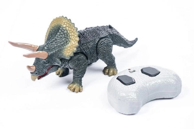 Fernbedienbares Triceratops-Spielzeug mit Licht