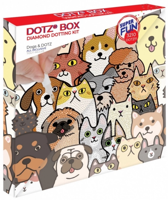 Diamond Dotz Set - Hunde und Katzen