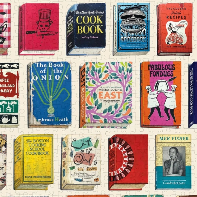 Puzzle klassischer Kochbücher von Richard Baker