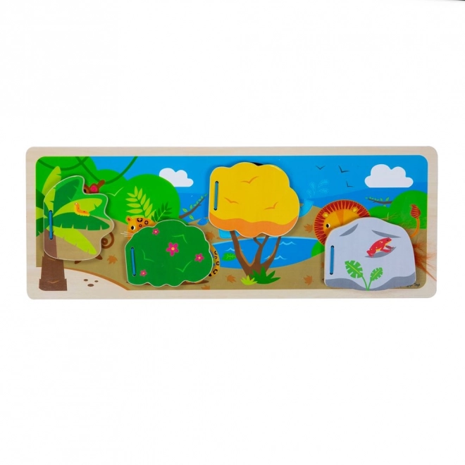 Sinnes-Puzzle Dschungel von Bigjigs Toys