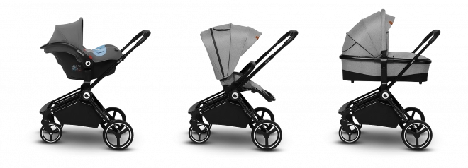 Kombikinderwagen 3in1 Grey Stone