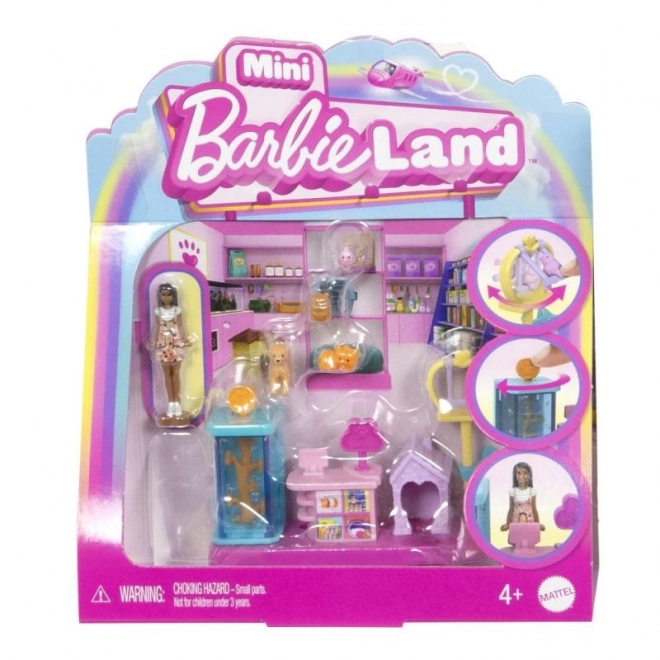 Mini Barbieland Spielset - Tierhandlung