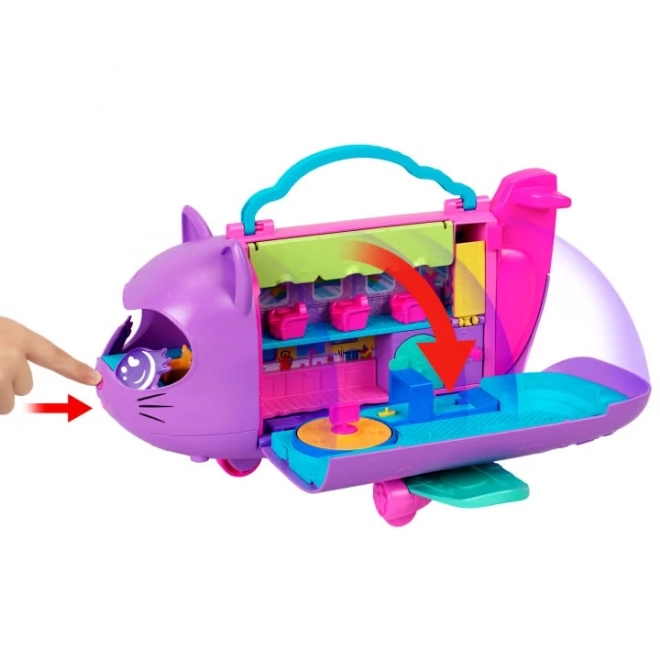 Polly Pocket Katzen-Abenteuerflugzeug