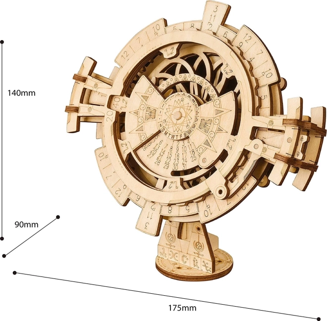 RoboTime 3D Holzmechanik-Puzzle Tischkalender