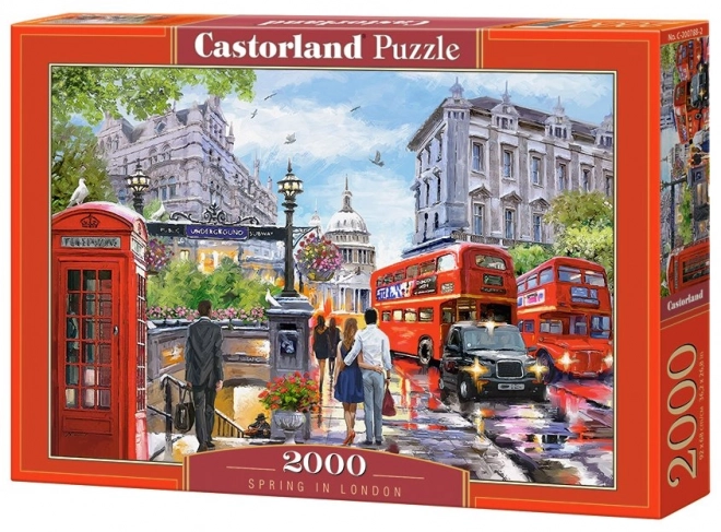 Puzzle 2000 Teile - Frühling in London