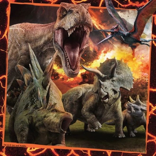 Ravensburger Puzzle - Jurassic World 3x49 Teile