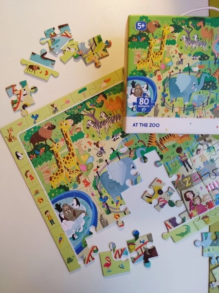 Zoo-Tiere Puzzle 80-teilig