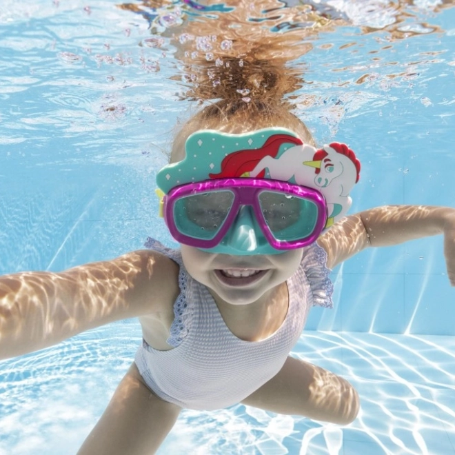 Kinder Schwimmbrille Einhorn Bestway