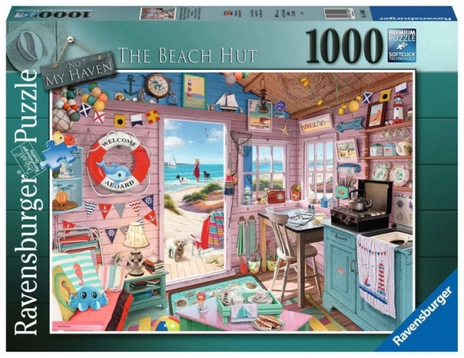 Puzzle Ravensburger Meine Strandhütte My Haven No7 1000 Teile