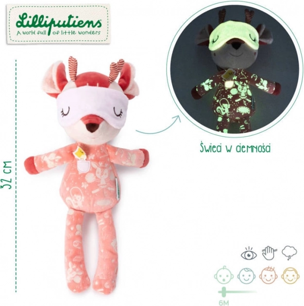 Lilliputiens Kuschelfreundin fürs Bett Rehkitz Stella