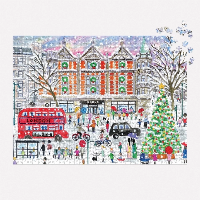 Puzzle Weihnachten in London 1000 Teile