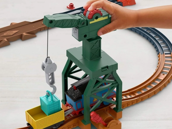 Thomas und seine Freunde Lokomotive mit Antrieb und Kran Karolek