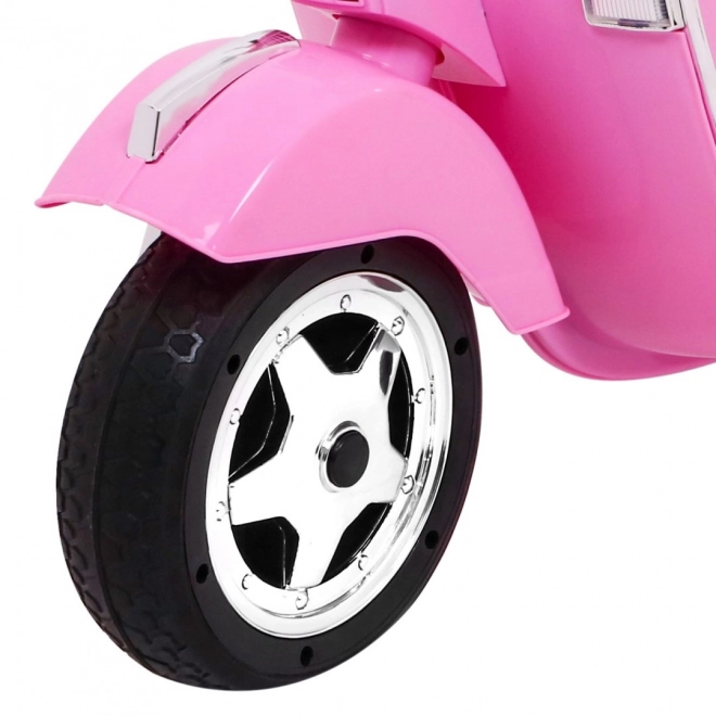 Elektrischer Kinderroller Vespa Rosa