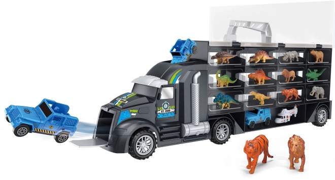 Woopie Lastwagen mit Dinosauriern