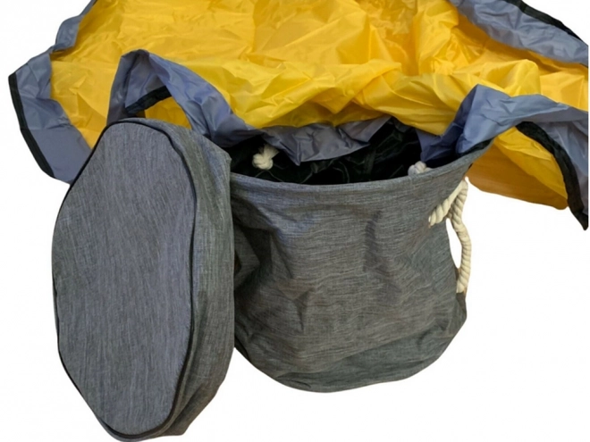 Spielzeugkorb mit Matte und Griffen
