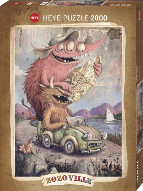 Puzzle Zozoville: Abenteuer 2000 Teile