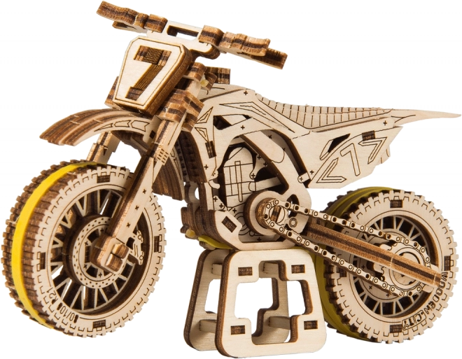 Holz 3D-Puzzle Motocross-Motorrad