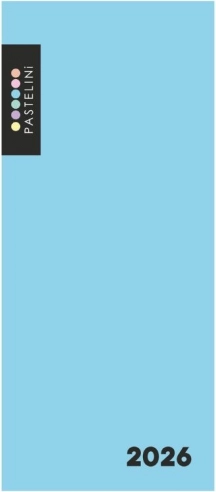 Monatlicher Kalender blau PASTELINI