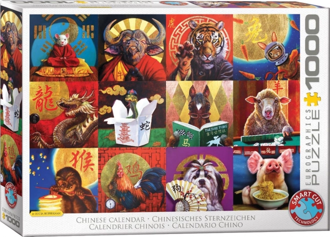 Puzzle Chinesischer Kalender 1000 Teile