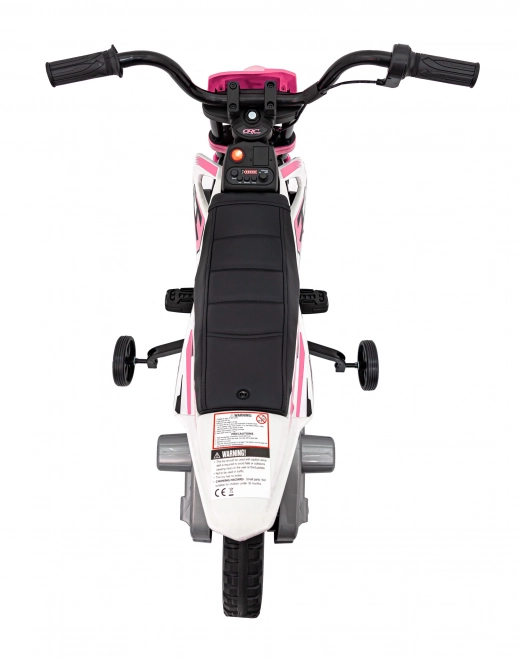 Elektromotorrad für Kinder mit Audio Panel und EVA Rädern - Rosa