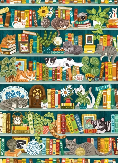Perfektes Katzenhaus Puzzle 1000 Teile