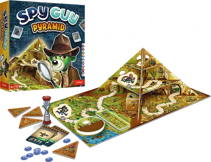 Spy Guy: Pyramide – Aufmerksamkeits-Brettspiel TREFL