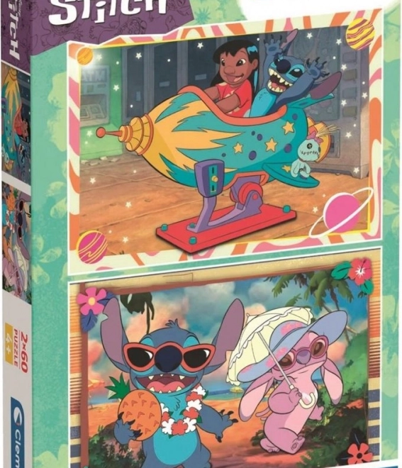 Puzzle Stitch - Hawaiischer Spaß 2x60 Teile
