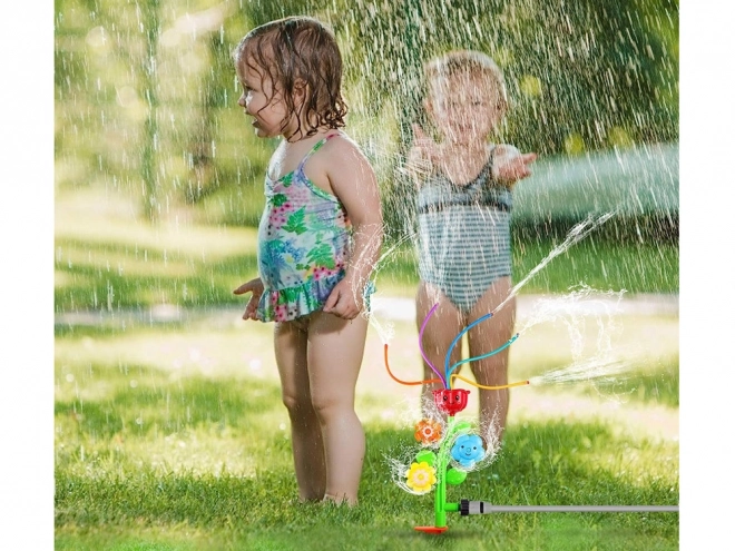 Fröhliche Blumen-Wassersprenger für Kinder