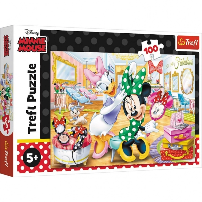 Puzzle MINNIE MOUSE und DAISY 100 Teile