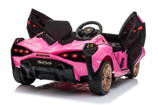 Lamborghini SIAN Kinderauto mit Batterie und Fernbedienung – Rosa