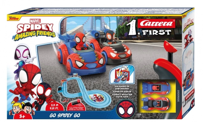 Carrera FIRST Spidey Go Webs Go Autorennbahn