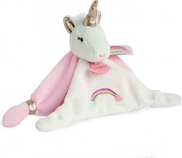 Doudou rosa Plüsch Schmusetuch Einhorn
