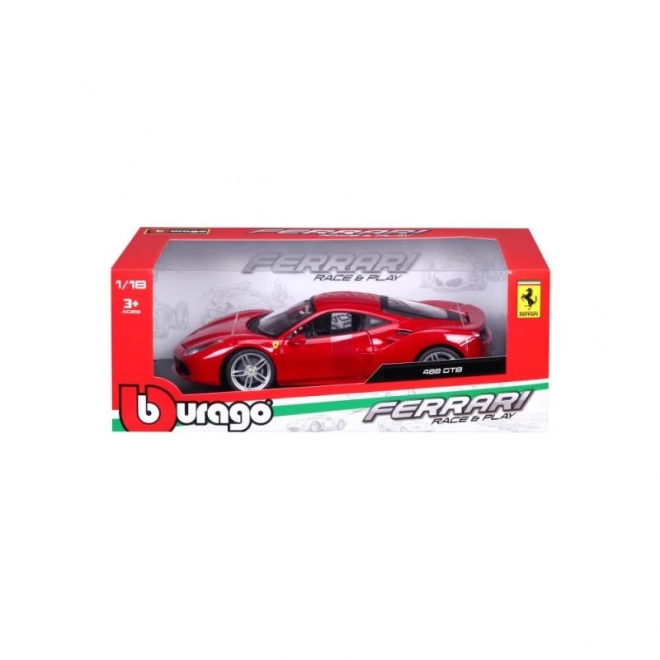 Bburago Ferrari 488 GTB Modellauto Rot