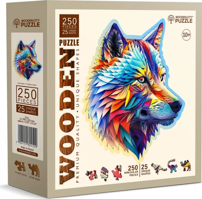 Holzpuzzle Edler Wolf 250 Teile