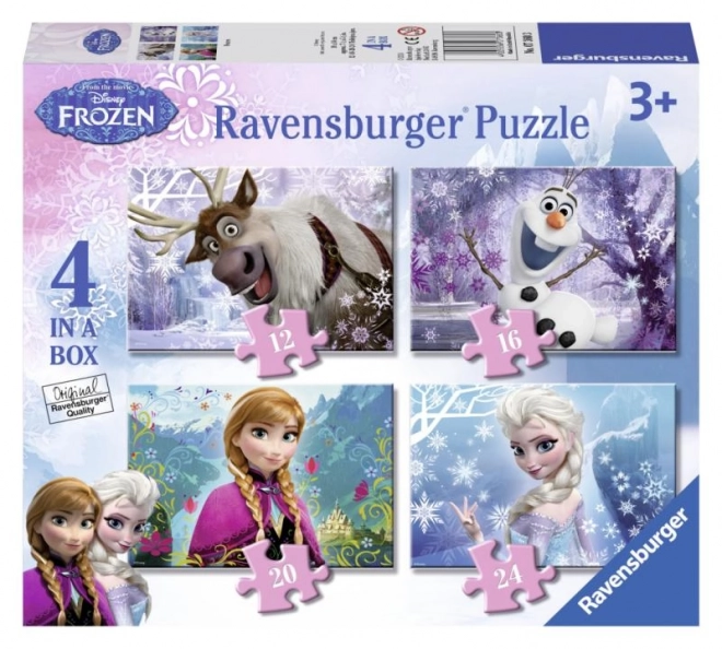 Puzzle DISNEY Frozen 4-in-1 Set