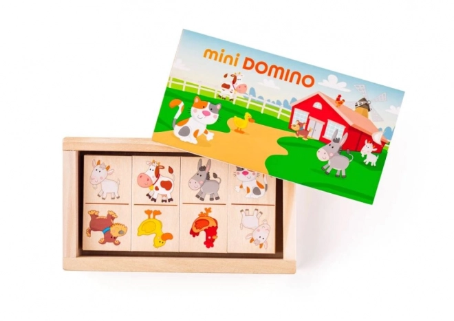 Mini Domino Tiere mit Box