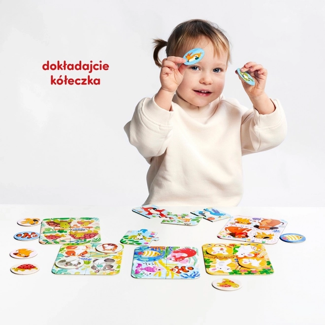 Puzzle Maus und Freunde