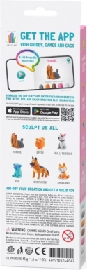 Hey Clay Modelliermasse Figur Yorkie Hund