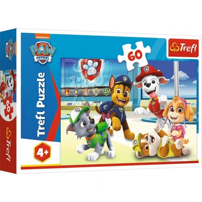 Puzzle 60 Teile mit den Welpen von PAW PATROL