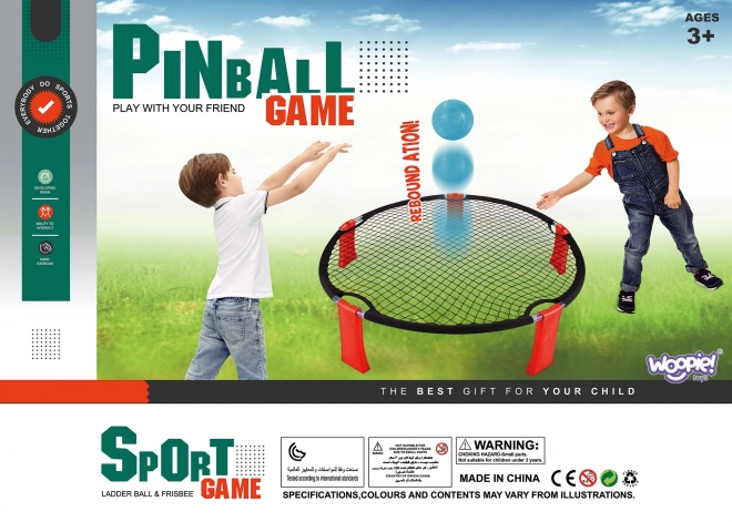 Woopie Geschicklichkeitsspiel Trampolin Set