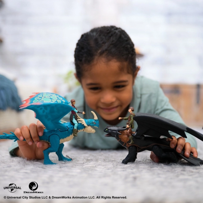 Figuren von Drachenzähmen leicht gemacht Krieger und Drache Sortiment