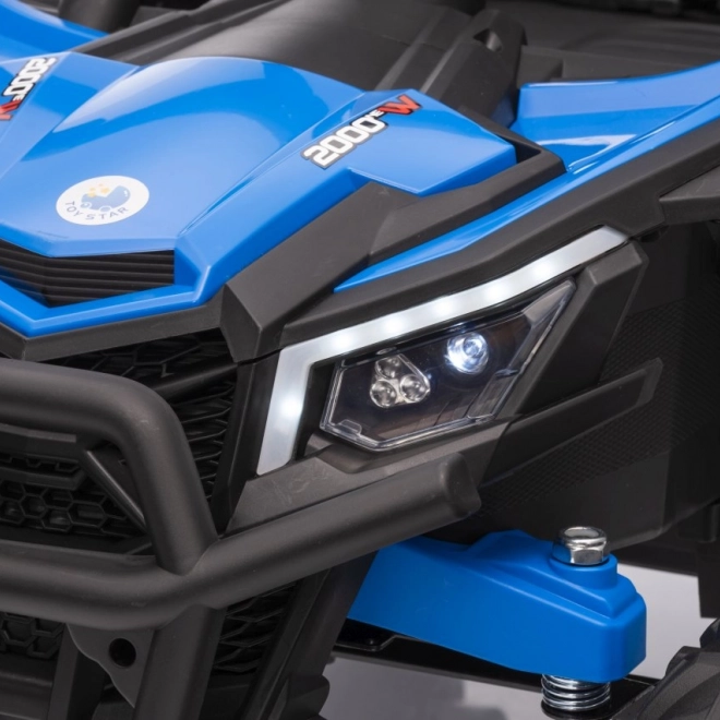 Elektrisches Kinderfahrzeug Buggy Madman UTV-MX blau
