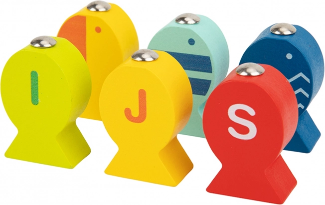 Holzangelspiel Buchstaben Lernen Tooky Toy