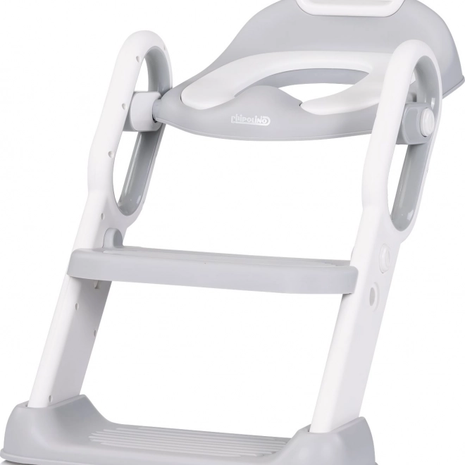Flippy Toilettensitz mit Leiter Grau